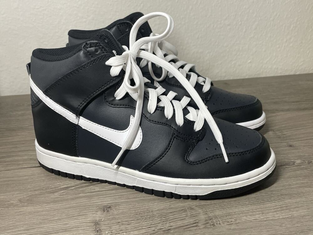 Nike Dunk High GS "Venom" Anthracite Black White DH9751-001 Boys Size 6Y